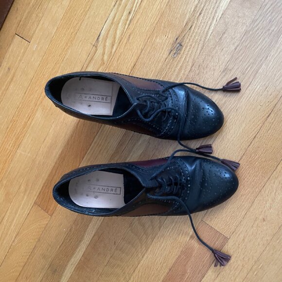 Derbies Black and burgundy - Picture 4 of 7